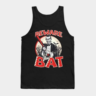 Baseball Halloween Shirt | Beware The Bat Vampire Tank Top